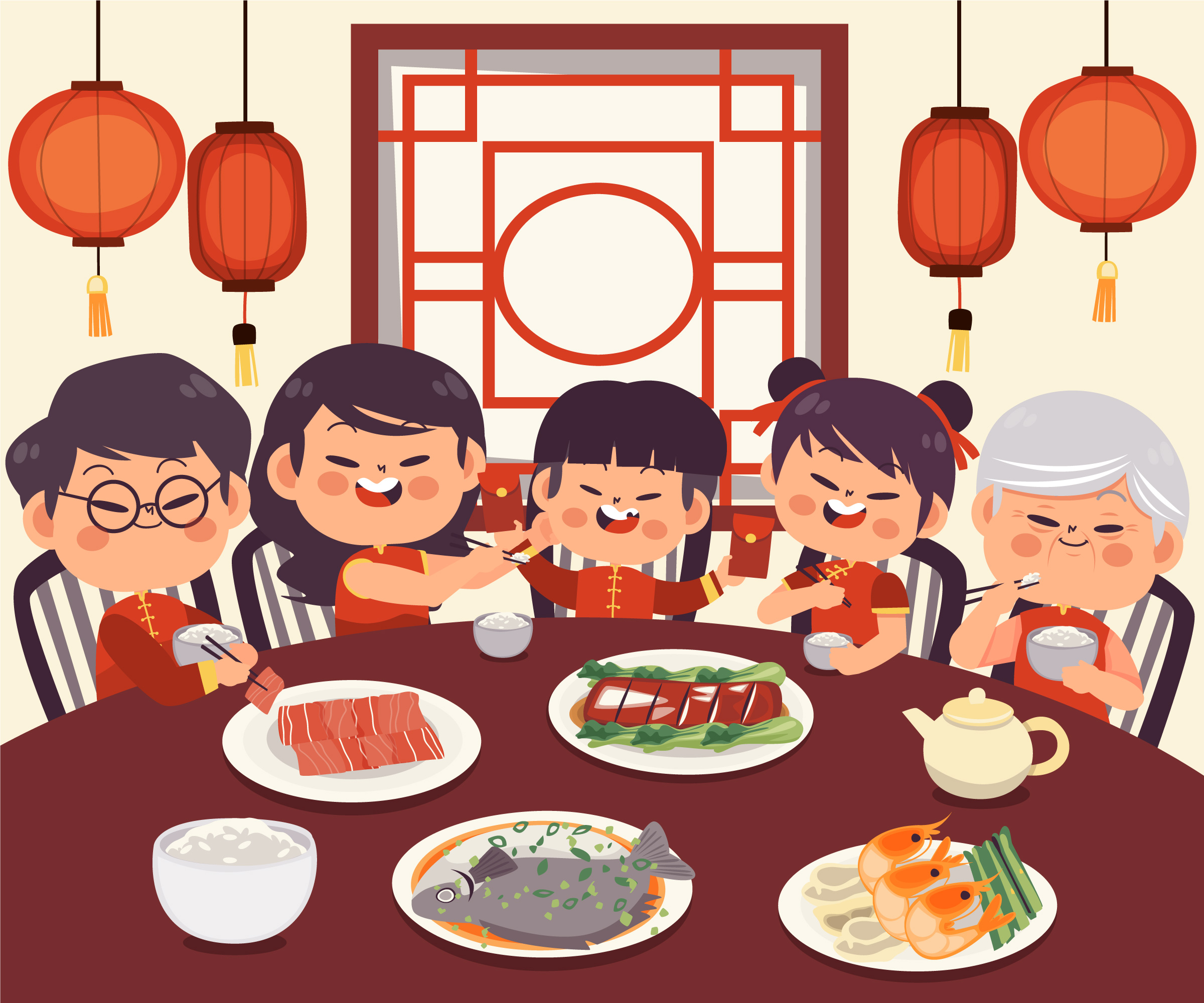 chinese new year singapore reunion dinner primary school 